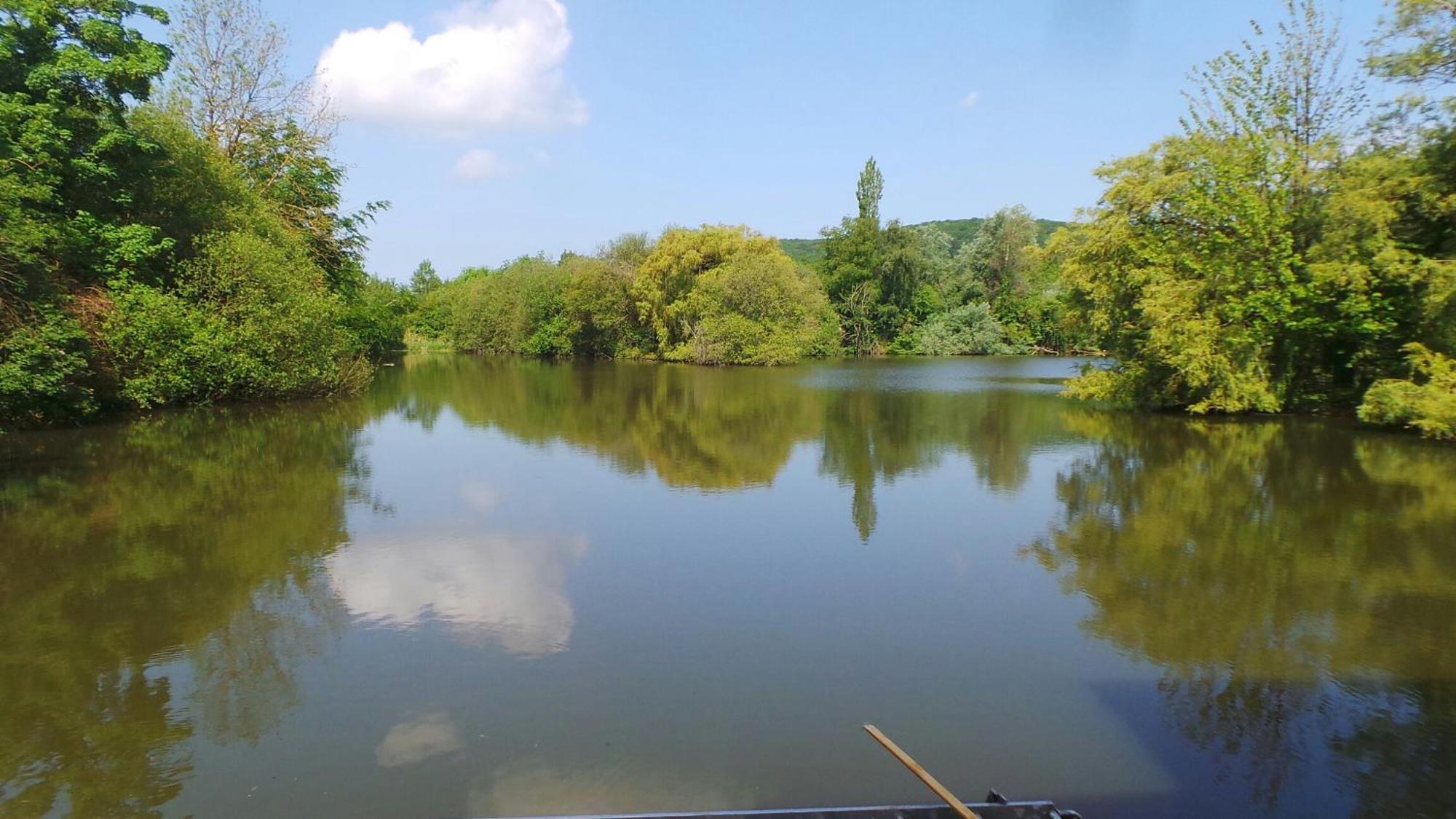 Cabanes Flottantes Et Gites Au Fil De L'Eau Colleville المظهر الخارجي الصورة