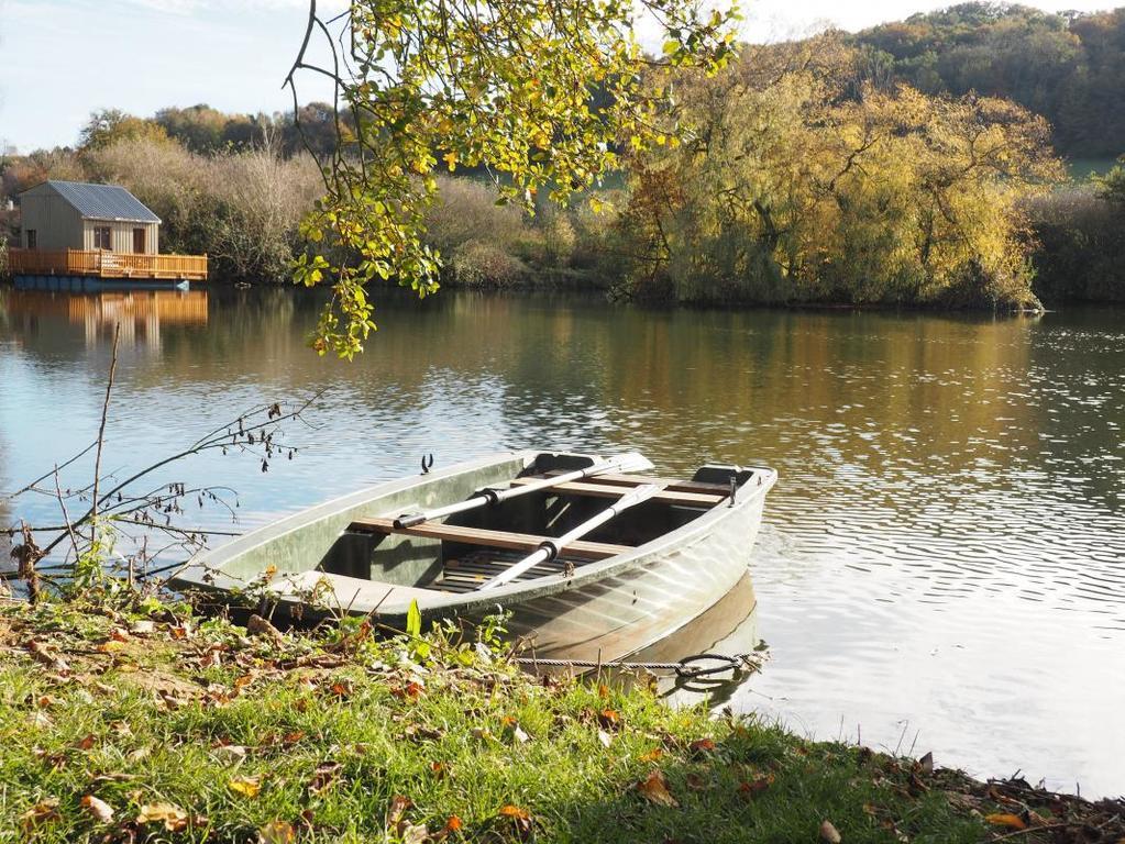 Cabanes Flottantes Et Gites Au Fil De L'Eau Colleville المظهر الخارجي الصورة